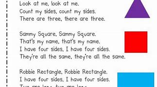 Image result for Shapes Song Spanish