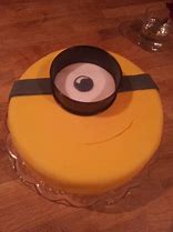 Image result for Simple Minion Cake