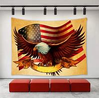 Image result for Eagle American Flag Wall Art