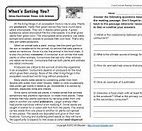 Image result for Printable 7th Grade Reading