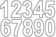 Image result for Printable Medium Numbers