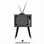 Image result for Old TV with Antenna