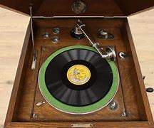Image result for Wind Up Silver Tone Record Player