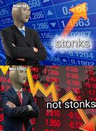 Image result for Not Stonks Meme Mug