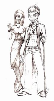 Image result for Vampire Couple Drawing
