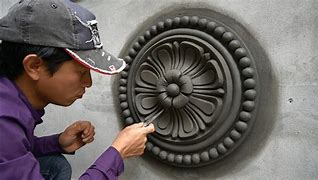 Image result for Simple Relief Print Circular Design