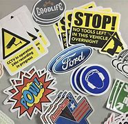 Image result for Print Custom Stickers