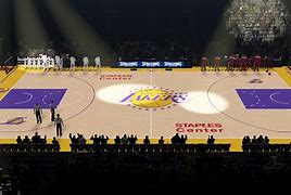 Image result for NBA Court LA Lakers