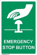 Image result for Emergency Stop Button Clip Art
