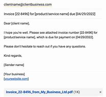 Image result for Email Invoice to Customer
