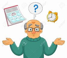 Image result for Forgetful Old Lady Clip Art