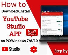 Image result for YouTube Studio App Download for Computer