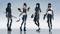 Image result for Futuristic Girl Drawing