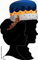 Image result for King Queen Silhouette