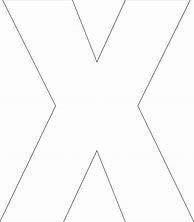 Image result for Lower Case X Printable
