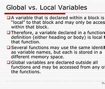Image result for Local vs Global Variables Diagram