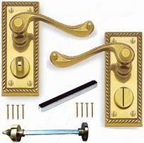Image result for Privacy Latch Brass