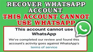 Image result for How to Recover Whatsapp From Banned