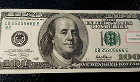 Image result for What Does 100 Dollar Bill Look Like