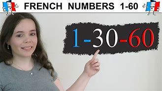 Image result for French Numbers 1 to 60