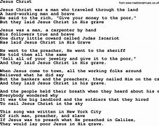 Image result for Brand New Jesus Christ Lyrics