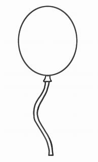 Image result for Black and White Balloon Clip Art Free