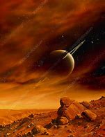 Image result for Titan Moon Surface Photos