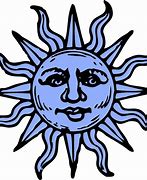 Image result for Blue Sun Clip Art