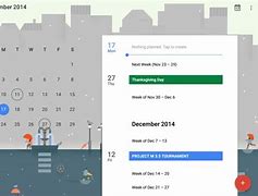 Image result for Google Nexus Calendar Interface