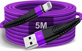 Image result for Purple iPhone Charger Cord