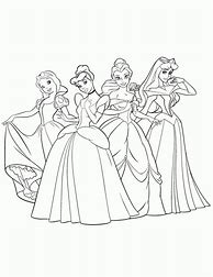 Image result for All Disney Princesses Colouring