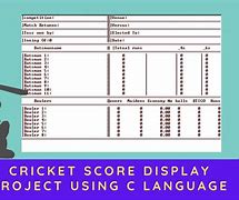 Image result for Multicolour Cricket Scoring