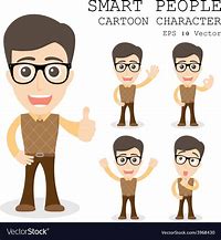 Image result for Smart Person Cartoon