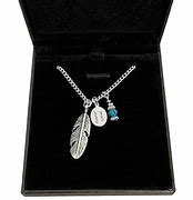 Image result for feathers necklaces with birthstones