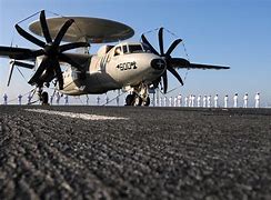 Image result for E-2C On the Aircraft Carrier
