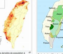 Image result for Taiwan Population Map