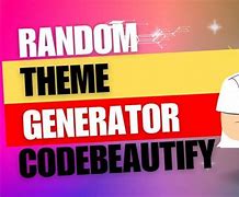 Image result for Random Theme Generator