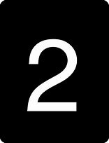 Image result for Small Black Number 2