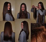 Image result for Hair Extension Length Chart