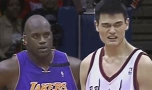 Image result for Yao vs Shaq