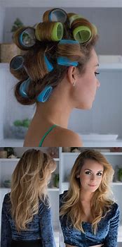 Image result for How to Use Velcro Hair Rollers