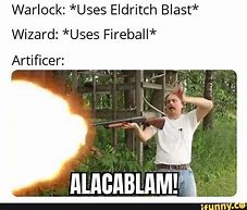 Image result for Dnd Eldritch Blast Meme
