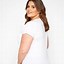 Image result for Plus Size V-Neck White T-Shirt