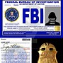Image result for FBI ID Card Template