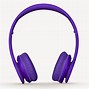 Image result for Beats Headset Purple On Men