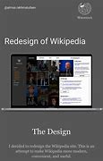 Image result for Wikipedia Redesign