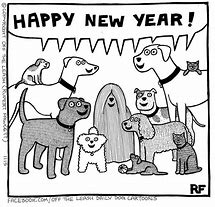 Image result for Funny Dogs Happy New Year