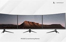 Image result for Curved Monitor Display