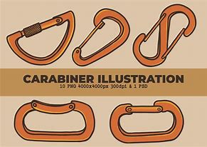 Image result for Carabiner Illustration
