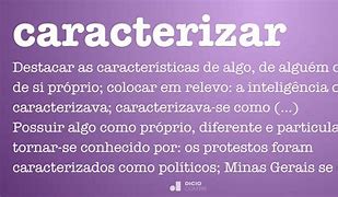 Image result for caracterizar